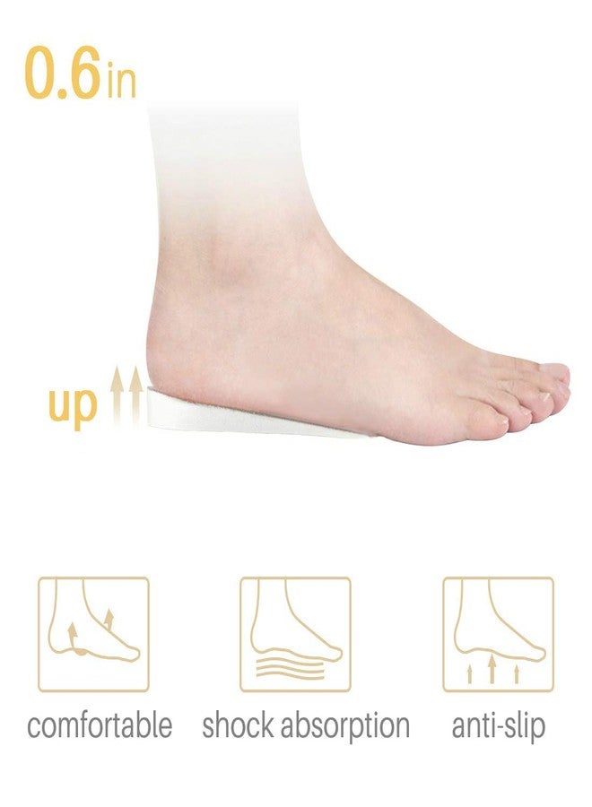 Kalevel Height Increase Insole Men Women 1.5 cm Heel Lift Shoe Inserts Half Elevator Insole Taller Shoes Pad Inserts for Height (0.6in) - Image 2